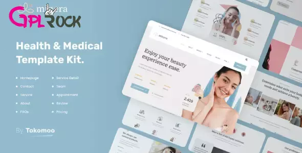 Minera Skincare & Dermatology Elementor Template Kit